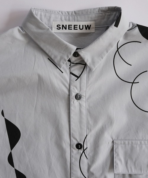 sneeuw（スニュウ）の「ピルエットシャツ（シャツ/ブラウス・レディース・グレー/チャコールグレー・1/3）」の7枚目の写真