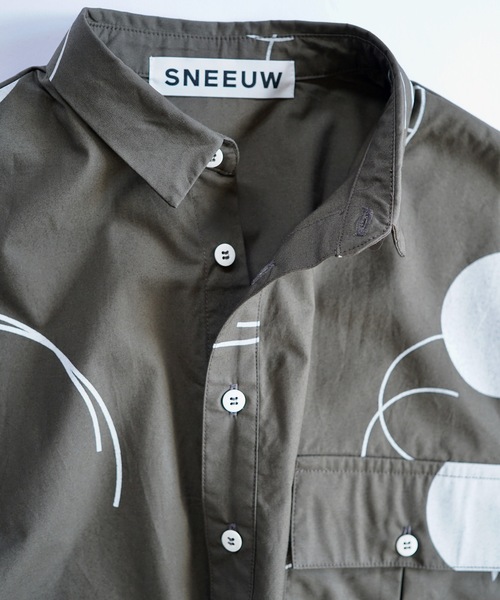 sneeuw（スニュウ）の「ピルエットシャツ（シャツ/ブラウス・レディース・グレー/チャコールグレー・1/3）」の13枚目の写真