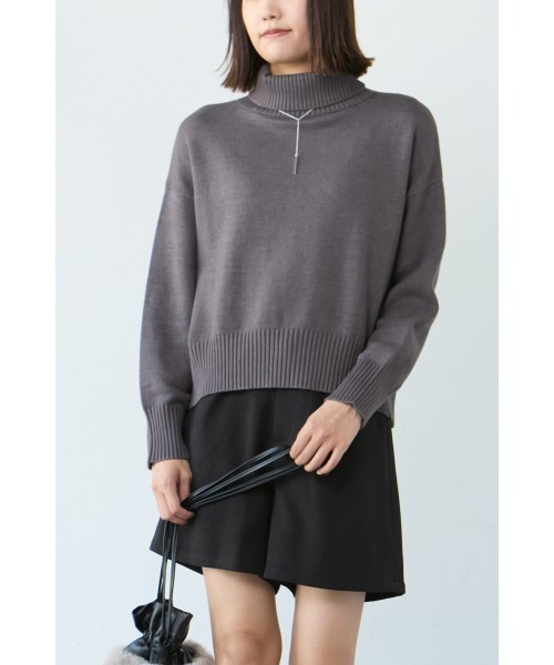 ◇〈セットアップ対応〉 タートルゆるニット◇（ニット/セーター）｜M.deux（エムドゥ） 7,920円