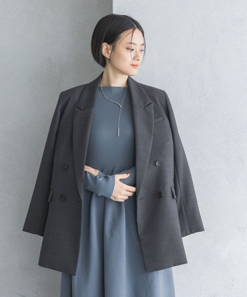 A part by（アパートバイ）の「ウールブレザーダブルジャケット