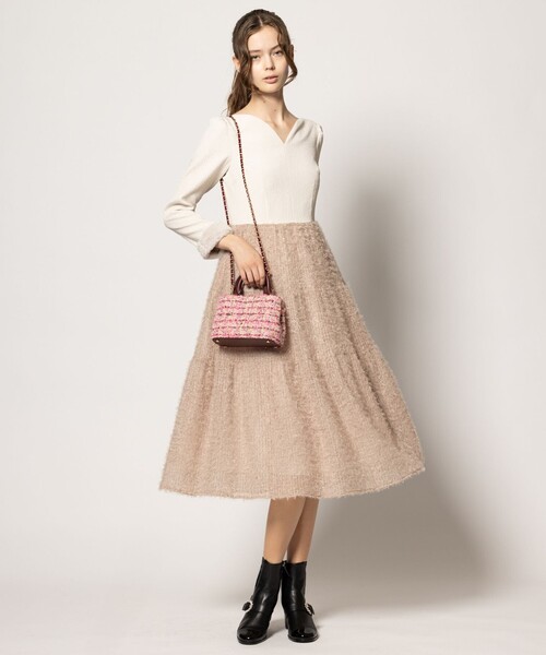 TOCCA(トッカ)の「【ヨンア×大人百花コラボ】SUGARPLUM ドレス(ワンピース・レディース・ベージュ系/ブラック系・0/2/00/4/6)」の15枚目の写真