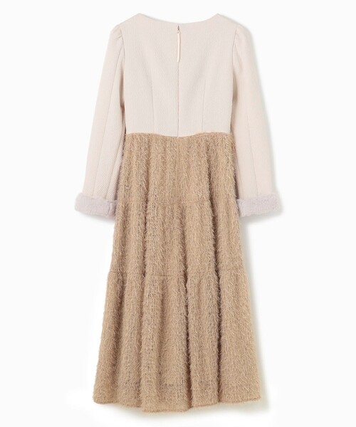 TOCCA(トッカ)の「【ヨンア×大人百花コラボ】SUGARPLUM ドレス(ワンピース・レディース・ベージュ系/ブラック系・0/2/00/4/6)」の4枚目の写真