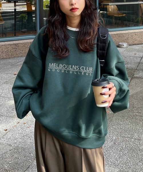 セール】刺繍カラフルロゴスウェット（スウェット）｜Chillfar