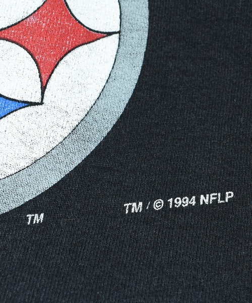 NBA/NFL/NHL/MLB(エヌビーエーエヌエフエルエヌエイチエルエムエルビー)の「【ヴィンテージ古着】90's PITTSBURGH STEELERS FOOTBALL プルオーバースウェット(スウェット・メンズ・ブラック・LARGE)」の5枚目の写真