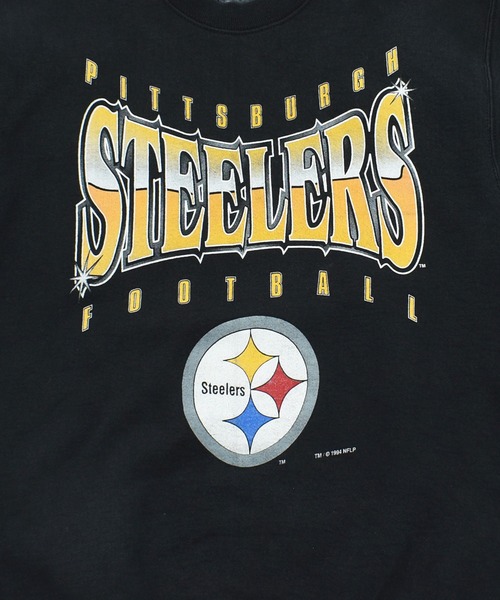 NBA/NFL/NHL/MLB(エヌビーエーエヌエフエルエヌエイチエルエムエルビー)の「【ヴィンテージ古着】90's PITTSBURGH STEELERS FOOTBALL プルオーバースウェット(スウェット・メンズ・ブラック・LARGE)」の10枚目の写真