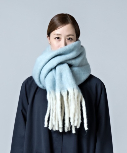 国内発送・関税なし toteme フリンジマフラー ジャケット CALIFORNIA OUTFITTERS マフラー ストール Z-2-SP 「ボリューム