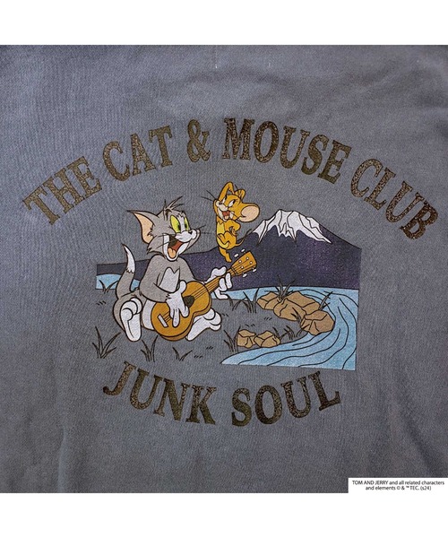 Tom&Jerry(トムアンドジェリー)の「JUNKSOUL/TOM&JERRY(トム&ジェリー) MUSIC トレーナー (M4)(Tシャツ/カットソー・メンズ・ネイビー/ベージュ・X-LARGE/LARGE/MEDIUM)」の13枚目の写真