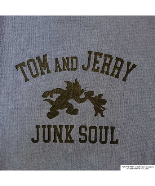 Tom&Jerry(トムアンドジェリー)の「JUNKSOUL/TOM&JERRY(トム&ジェリー) MUSIC トレーナー (M4)(Tシャツ/カットソー・メンズ・ネイビー/ベージュ・X-LARGE/LARGE/MEDIUM)」の12枚目の写真