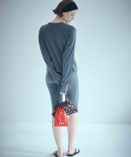 SEA（シー）の「ベアフライス サーディンボタンカーディガン（カーディガン/ボレロ・レディース・チャコールグレー/ブラック/ホワイト/レッド・ONE SIZE）」の7枚目の写真