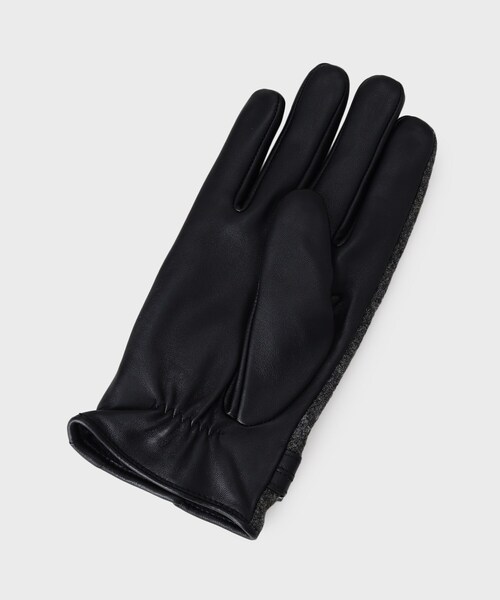 tk.TAKEO KIKUCHI(ティーケータケオキクチ)の「◆ファブリックコンビグローブ(手袋・メンズ・グレー系4/グレー系3/チャコール・00)」の5枚目の写真