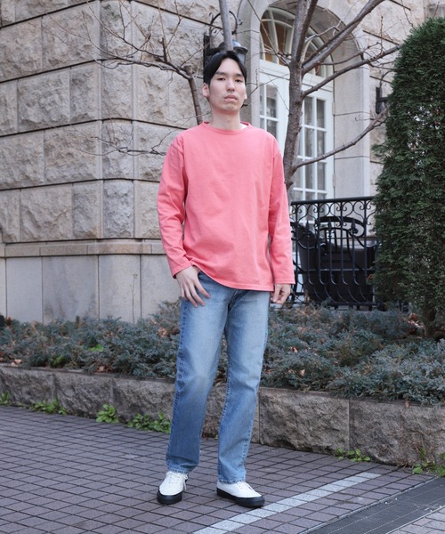 OMNIGOD mens / オムニゴッド] 天竺 ボートネックチューブシャツ