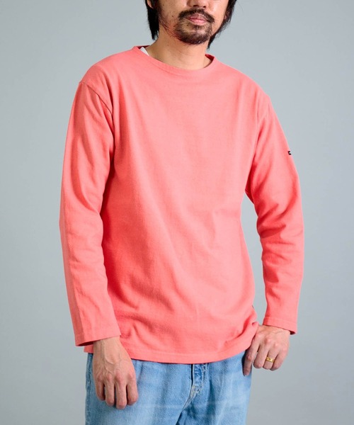 OMNIGOD mens / オムニゴッド] 天竺 ボートネックチューブシャツ
