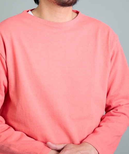 OMNIGOD mens / オムニゴッド] 天竺 ボートネックチューブシャツ