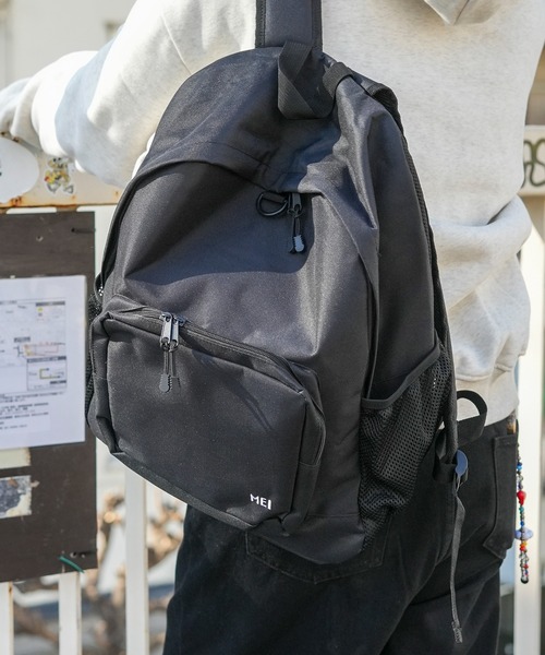 MEI(メイ)の「【MEI / メイ】-STANDARD PAC/バックパック /デイパック/ リュック(バックパック/リュック・メンズ・サックスブルー/グリーン/ワイン/ブラック/グレー/ネイビー/ベージュ/カーキ/ブラウン・FREE)」の2枚目の写真