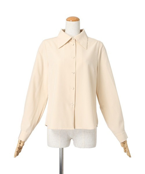 F i.n.t(フィント)の「ネクタイ付きビッグカラーシャツ(シャツ/ブラウス・レディース・オフホワイト/ライトベージュ・FREE)」の17枚目の写真