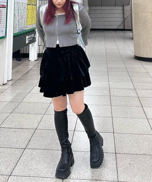Dear my love rose コルセットベルト付マーメイドスカート 黒4L DearMyLoveRose スカート 「4L〜6L」コルセットベルト付