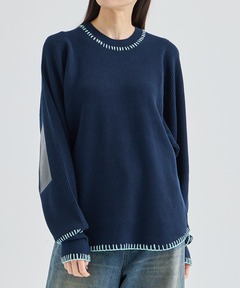 定価3.6万✨2024 soduk スドーク ダブルストライプニットトップ 定価3.6万✨2024 soduk スドーク ダブルストライプニットトップ 【公式