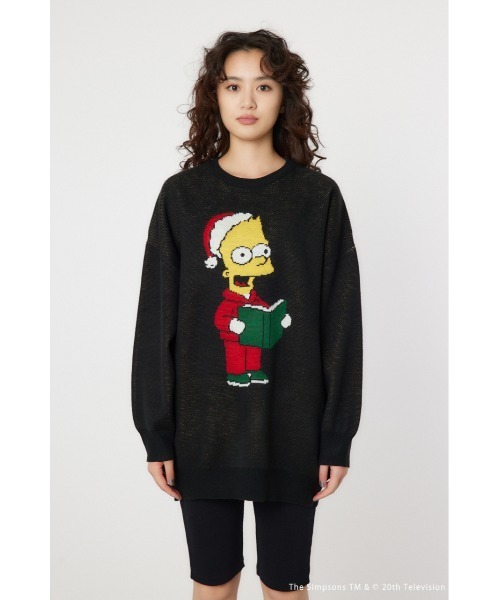 RODEO CROWNS WIDE BOWL(ロデオクラウンズワイドボウル)の「(THE SIMPSONS)チュニックニットワンピース(ワンピース・レディース・ブラック・FREE)」の8枚目の写真