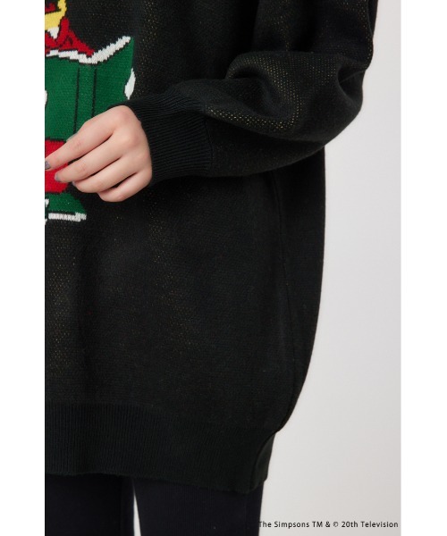 RODEO CROWNS WIDE BOWL(ロデオクラウンズワイドボウル)の「(THE SIMPSONS)チュニックニットワンピース(ワンピース・レディース・ブラック・FREE)」の14枚目の写真