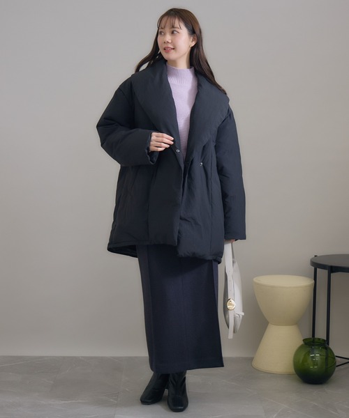 KATHARINE ROSS ショールミドルダウンコート KATHARINE ROSS（キャサリンロス）の「【KATHARINE ROSS