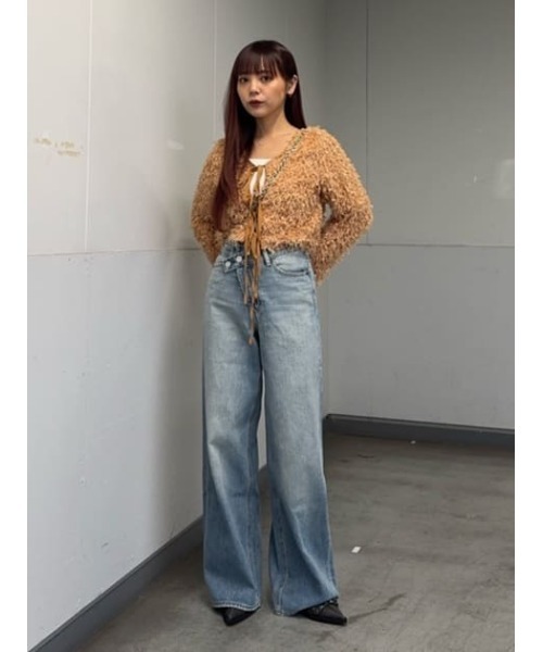 2WAY SHAGGY YARN TOPS ツーウェイ シャギー ヤーン トップス