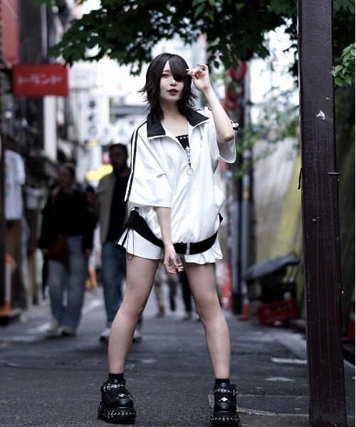 REFLEM レフレム ポーチ付き ジャージ フリル スカート REFLEM/レフレム』ポーチ付きジャージフリルスカート（スカート