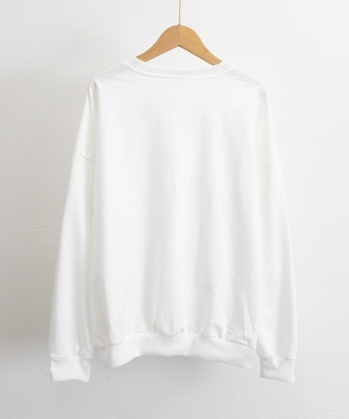 Miniministore(ミニミニストア)の「トレーナー オープンショルダー 無地(Tシャツ/カットソー・レディース・グレー/ホワイト/ブラック・FREE)」の18枚目の写真