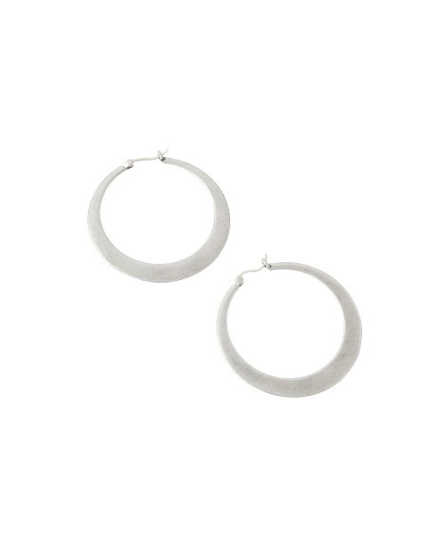 CLANE（クラネ）の「PLATE HOOP PIERCE（ピアス（両耳用）・レディース・シルバー・FREE）」の4枚目の写真