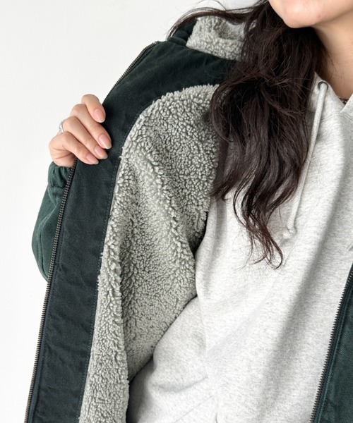 セール】HUF(ハフ)/WHAT A JUNGLE DENIM WORK JACKET/ルーズフィット