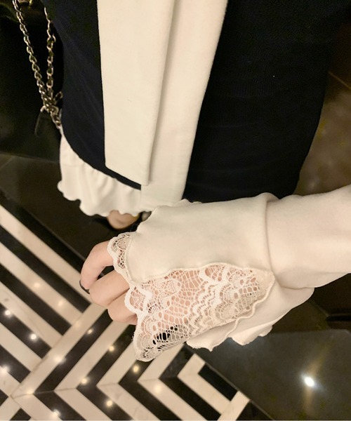 AMAJI(アマジ)の「ボータイフェイクレイヤードミニワンピース(ワンピース・レディース・ホワイト系・MEDIUM/LARGE)」の11枚目の写真