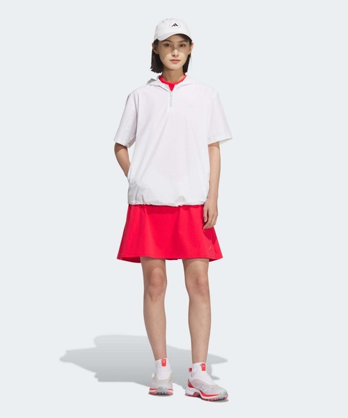 セール】アディゼロ 撥水 ハーフジップ 半袖ウィンドウ【adidas Golf