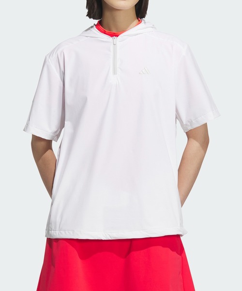 adidas GOLF【M】セットアップ ハーフジップシャツ＆ストレッチスカート セール】アディゼロ 撥水 ハーフジップ 半袖ウィンドウ【adidas