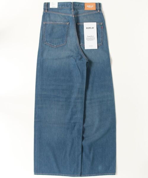 REPLAY（リプレイ）の「バギーフィットMARGOTTリサイクルブライトデニム（デニムパンツ・レディース・ブルー・W25xL30/W23xL30/W24xL30/W28xL30）」の2枚目の写真