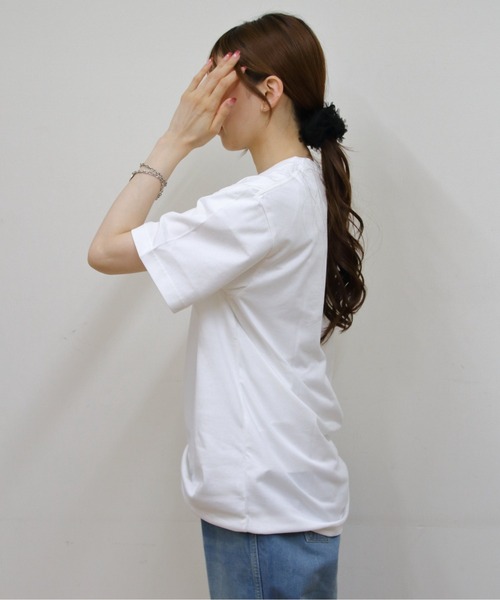 MARMOT(マーモット)の「Marmot/マーモット マーモットマウンテンワークス エンブロイダリーTEE MMW Embroidery T-Shirts(Tシャツ/カットソー・レディース・ヘザーグレー/ブラック/ホワイト・S/M/L)」の14枚目の写真