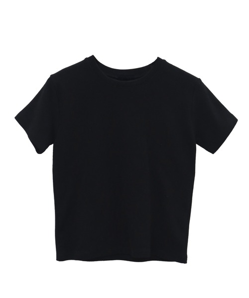 HEILIS（ヘイリス）の「コンパクトＴシャツカットソー/シンプル ノームコア ホワイト ブラック グレー カットソー 白T 韓国（Tシャツ/カットソー・レディース・ブラック/ホワイト/グレー・FREE）」の6枚目の写真