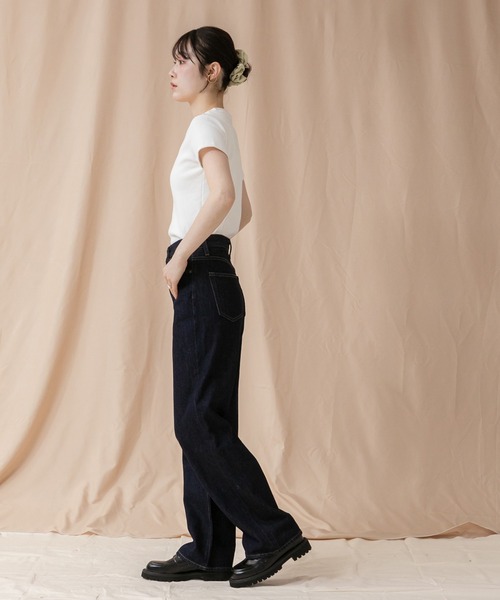 HEILIS（ヘイリス）の「コンパクトＴシャツカットソー/シンプル ノームコア ホワイト ブラック グレー カットソー 白T 韓国（Tシャツ/カットソー・レディース・ブラック/ホワイト/グレー・FREE）」の10枚目の写真