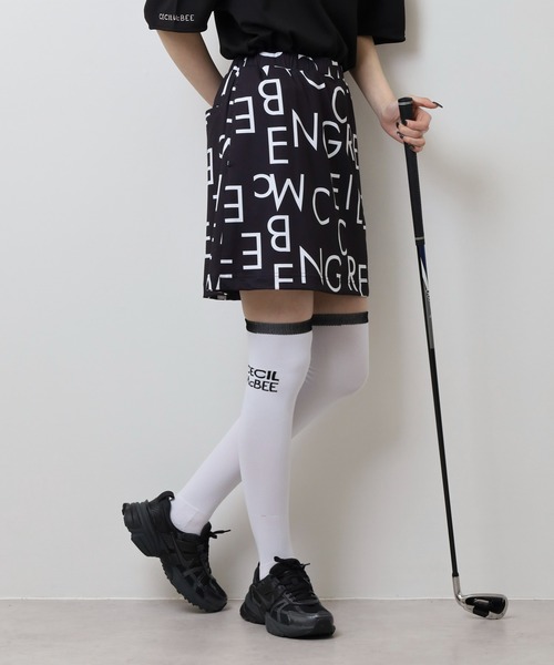 CECIL McBEE(セシルマクビー)の「グラフィックスカート(スカート・レディース・ブラック/ベージュ・2(M)/1(S))」の5枚目の写真