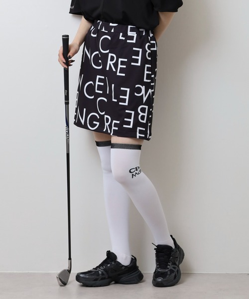 CECIL McBEE(セシルマクビー)の「グラフィックスカート(スカート・レディース・ブラック/ベージュ・2(M)/1(S))」の4枚目の写真