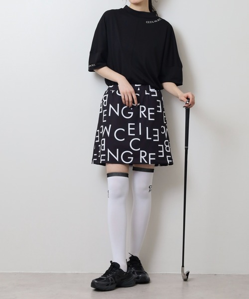CECIL McBEE(セシルマクビー)の「グラフィックスカート(スカート・レディース・ブラック/ベージュ・2(M)/1(S))」の6枚目の写真