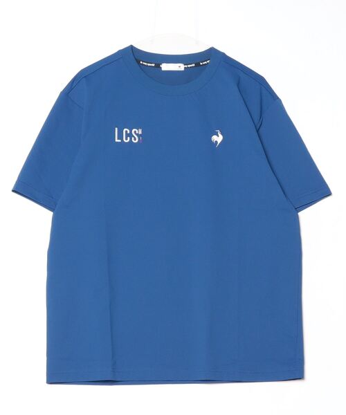 le coq sportif(ルコックスポルティフ)の「ヘランカサンスクリーン半袖Tシャツ(Tシャツ/カットソー・メンズ・ネイビー/ホワイト/ブルー・M/L/XL/XXL/S)」の20枚目の写真