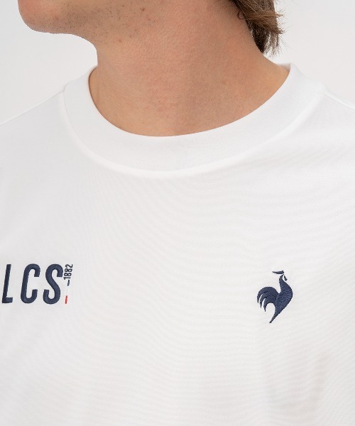 le coq sportif(ルコックスポルティフ)の「ヘランカサンスクリーン半袖Tシャツ(Tシャツ/カットソー・メンズ・ネイビー/ホワイト/ブルー・M/L/XL/XXL/S)」の7枚目の写真