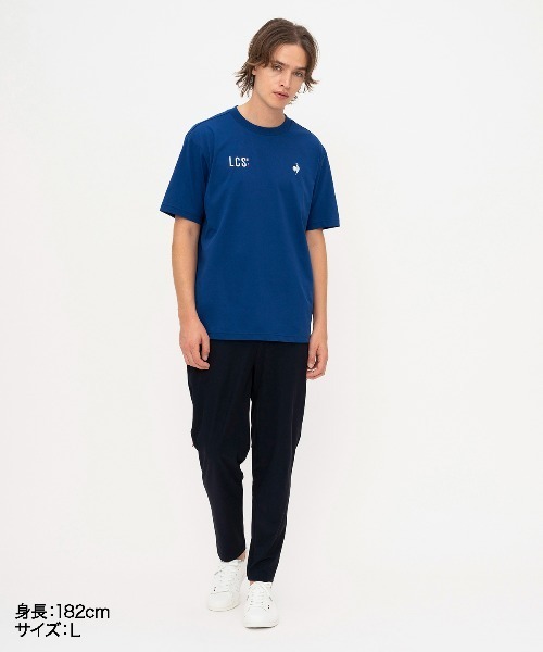 le coq sportif(ルコックスポルティフ)の「ヘランカサンスクリーン半袖Tシャツ(Tシャツ/カットソー・メンズ・ネイビー/ホワイト/ブルー・M/L/XL/XXL/S)」の18枚目の写真