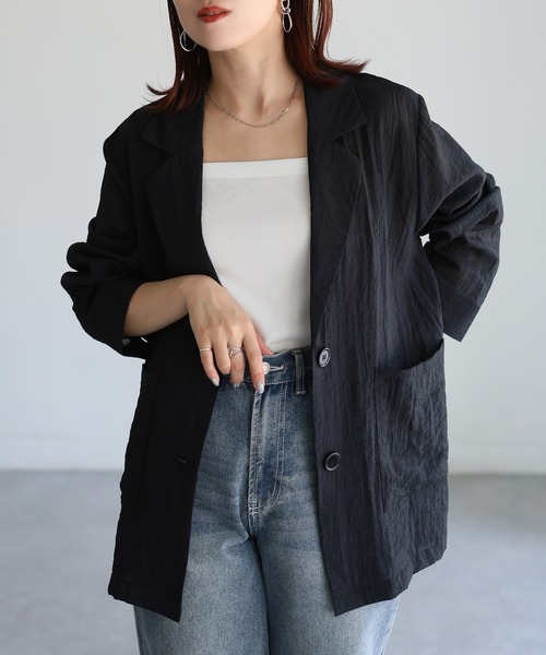 ★SALE picone シアーシャツジャケット Kastane】シアーボイルシャツジャケット｜パルグループ