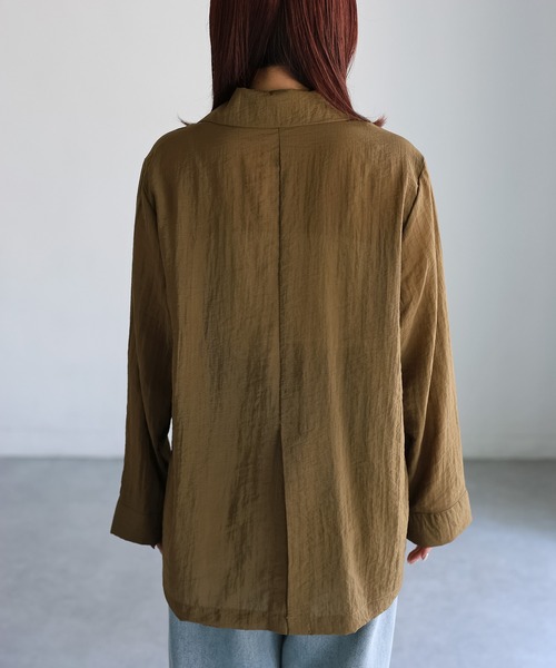 ★SALE picone シアーシャツジャケット 薄っすらシアーシャツジャケット | おしゃれな大人レディース