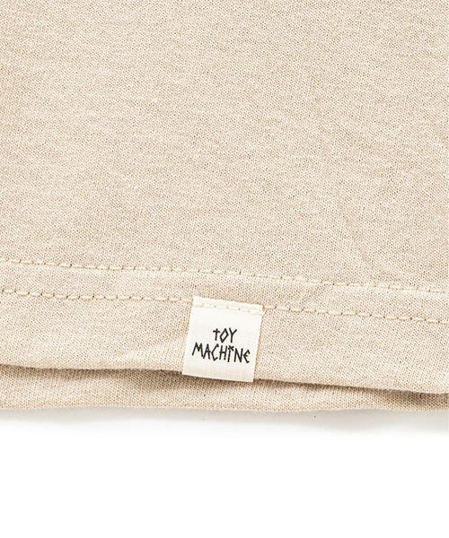TOY　MACHINE（トイ　マシーン）の「TM PEACE LONG TEE（Tシャツ/カットソー・メンズ・ホワイト/サンドベージュ・M/L/XL）」の11枚目の写真
