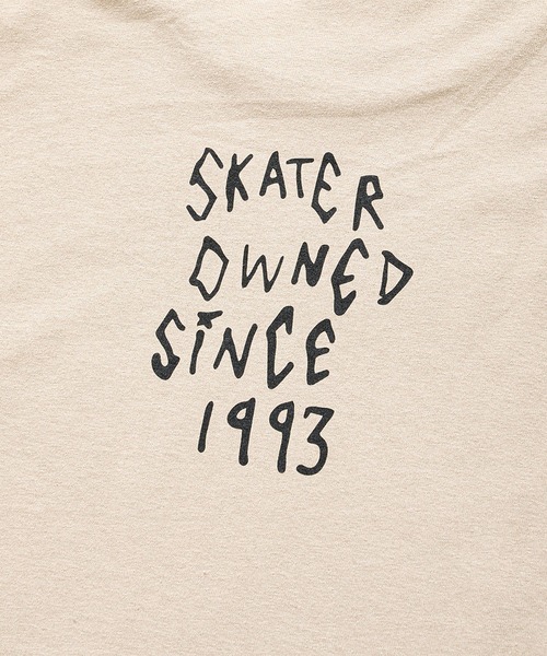 TOY　MACHINE（トイ　マシーン）の「TM PEACE LONG TEE（Tシャツ/カットソー・メンズ・ホワイト/サンドベージュ・M/L/XL）」の12枚目の写真