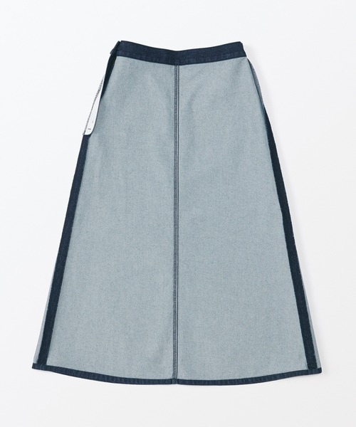 MUJI Labo(ムジラボ)の「〔MUJI Labo〕婦人 和紙混デニムスカート(デニムスカート・レディース・ダークネイビー・24inch/25inch/26inch/27inch)」の8枚目の写真
