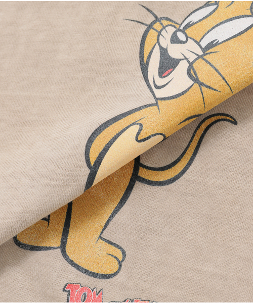 plage(プラージュ)の「《博多店・WEB限定》TOM and JERRY Tシャツ(Tシャツ/カットソー・レディース・ベージュ/チャコールグレー・FREE)」の9枚目の写真