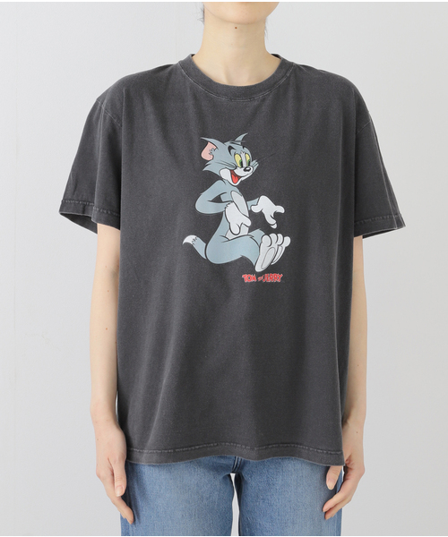 plage(プラージュ)の「《博多店・WEB限定》TOM and JERRY Tシャツ(Tシャツ/カットソー・レディース・ベージュ/チャコールグレー・FREE)」の10枚目の写真