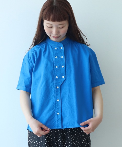 おかねちゃん！オックスコック半袖ブラウス(値札付き) 0301BL017241S01.jpg